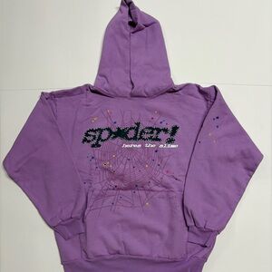 Sp5der Hoodie ‘Açaí’